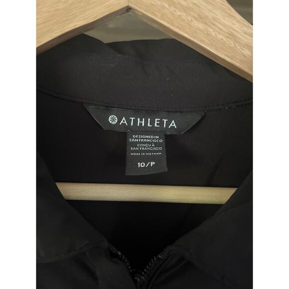 Athleta Brooklyn Heights Wide Leg Jumpsuit in Black Size 10P - Picture 4 of 6